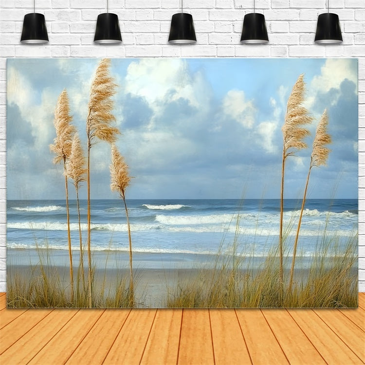 Fine Art Backdrop Coastal Whisper Breeze Video Backdrop CSH57-275