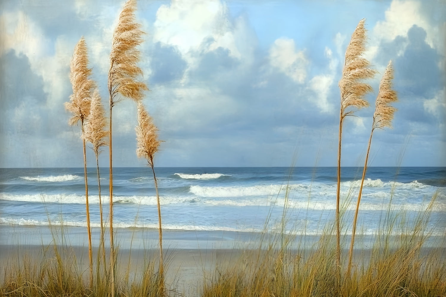 Fine Art Backdrop Coastal Whisper Breeze Video Backdrop CSH57-275