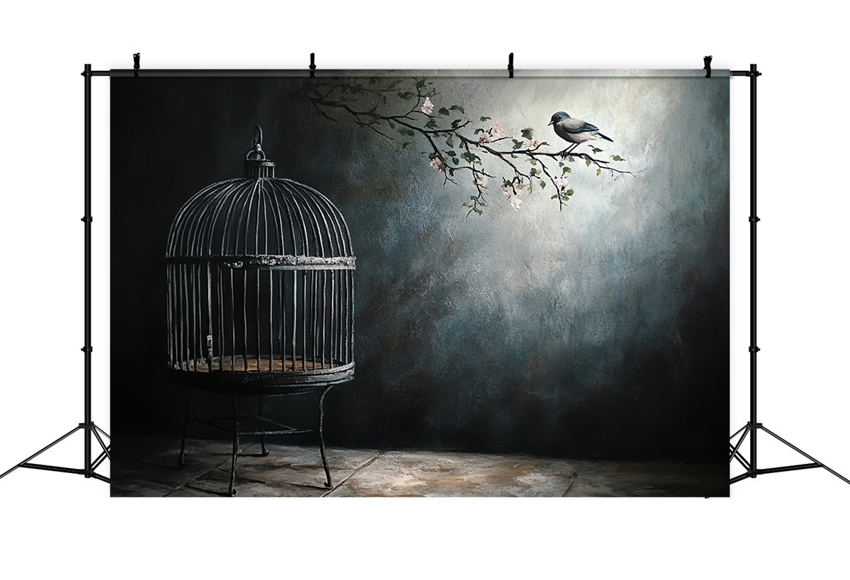 Fine Art Photography Backdrop Silent Cage Garden Backdrop CSH57-277