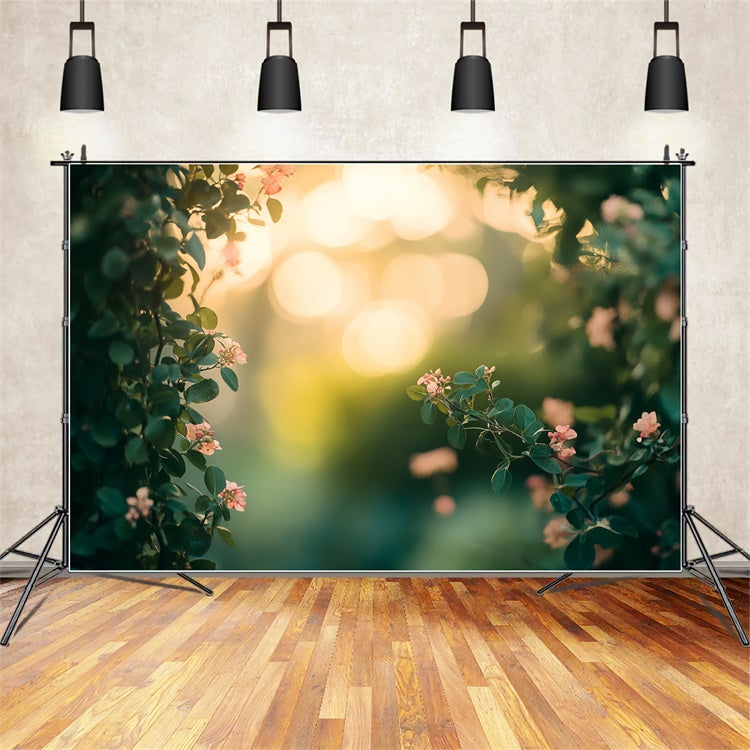 Headshot Photo Backdrop Sunset Garden Bloom Backdrop CSH57-3