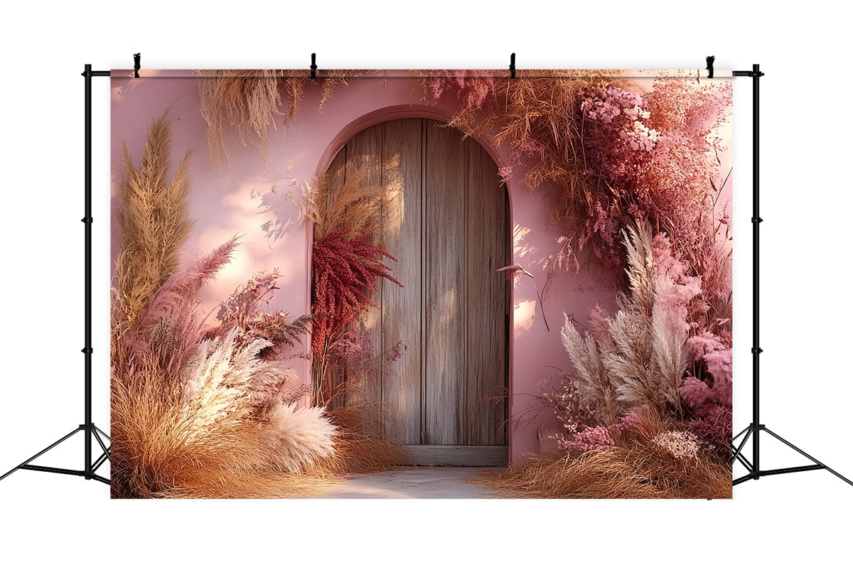 Boho Backdrop Photography Sunset Bloom Arch Backdrop CSH57-301