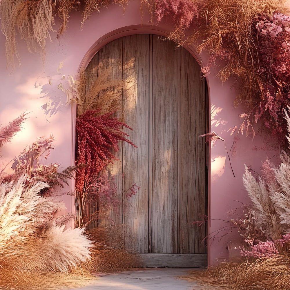 Boho Backdrop Photography Sunset Bloom Arch Backdrop CSH57-301