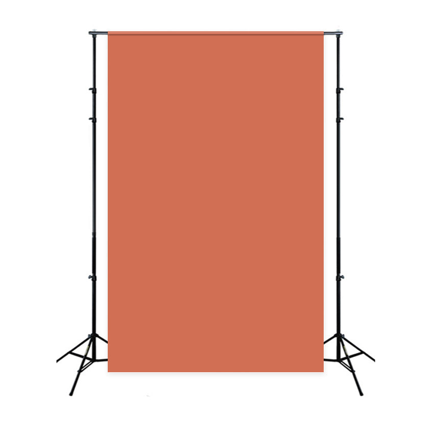 Orange Backdrop Photoshoot Warm Terracotta Dream Backdrop CSH57-312