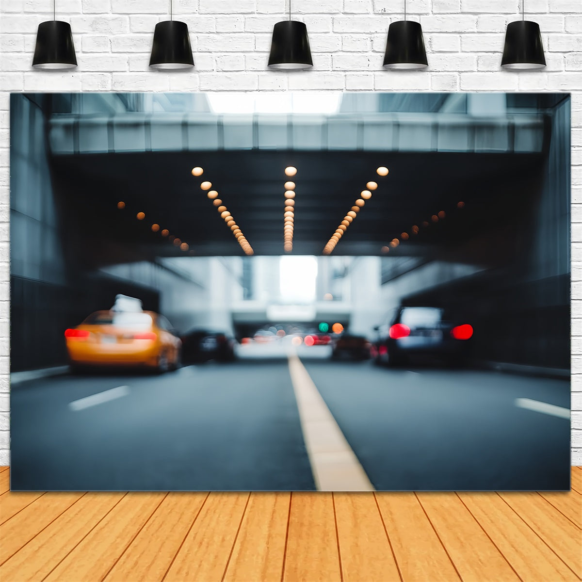 Headshot Photo Backdrop Urban Tunnel Drive Backdrop CSH57-9