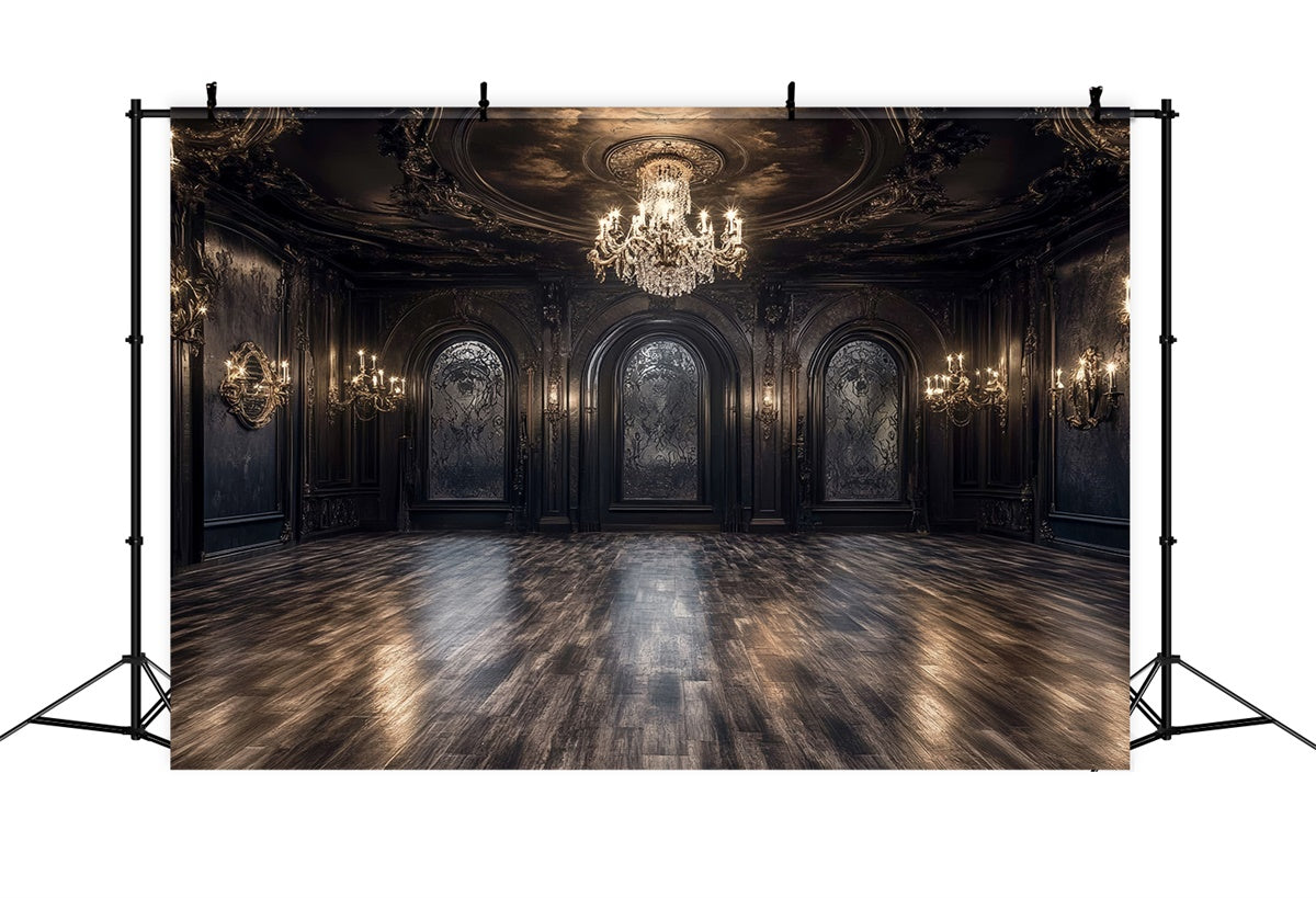 Vintage Backdrops Royal Darkness Banquet Hall Backdrop CSH57-90