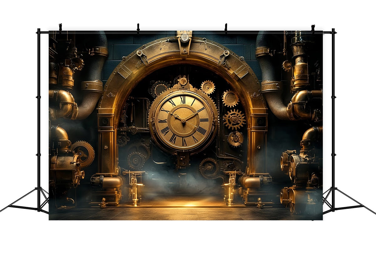 Victorian Backdrop Gothic Engine Room Vintage Backdrops CSH57-98