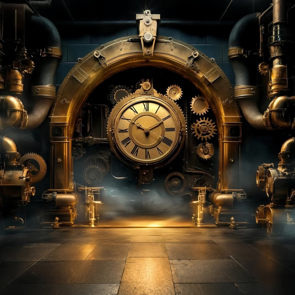 Victorian Backdrop Gothic Engine Room Vintage Backdrops CSH57-98