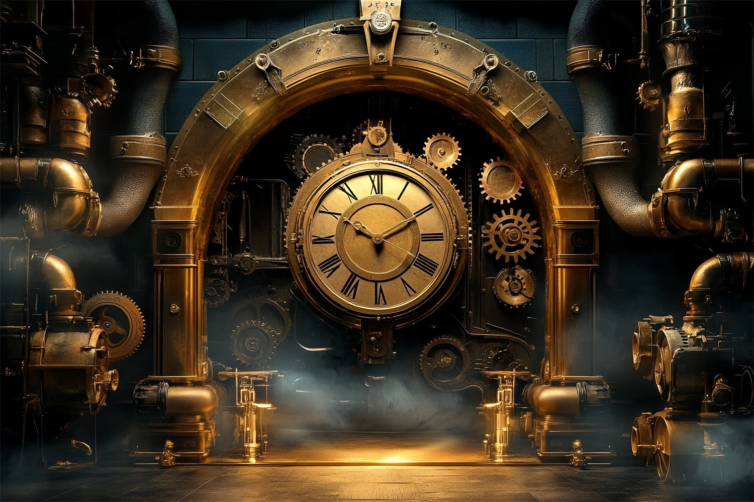 Victorian Backdrop Gothic Engine Room Vintage Backdrops CSH57-98