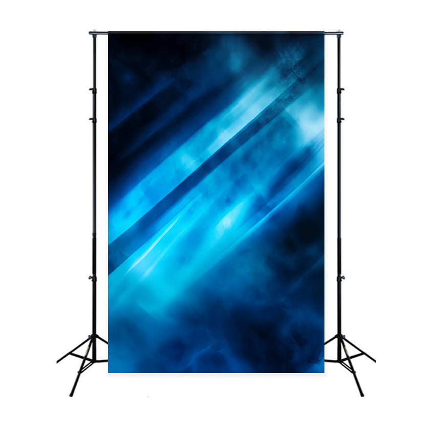 Cool Backdrops Electric Blue Light Streaks Abstract Backdrop CSH58-149