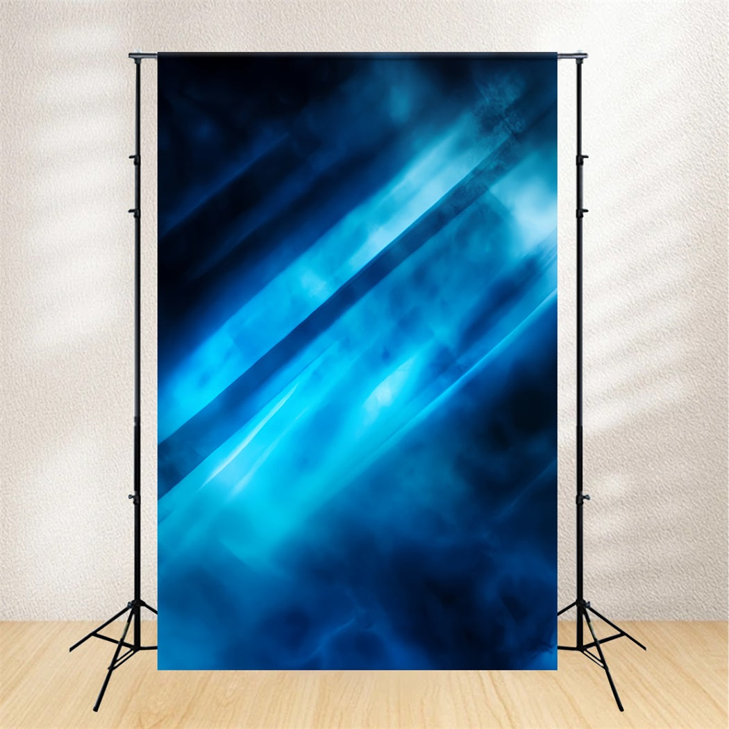 Cool Backdrops Electric Blue Light Streaks Abstract Backdrop CSH58-149