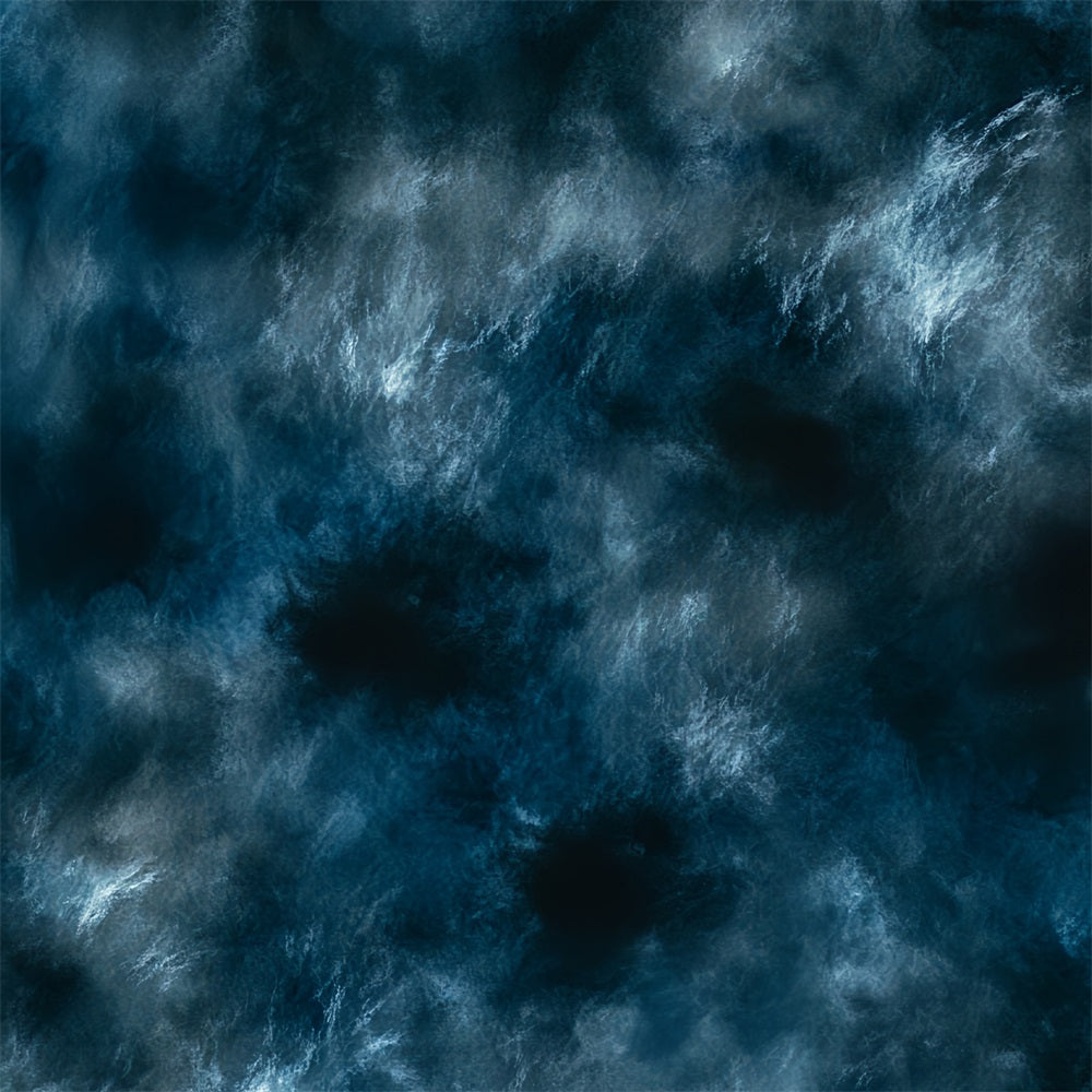 Dark Backdrop Blue Storm Texture Flow Abstract Photography Backdrop CSH58-154