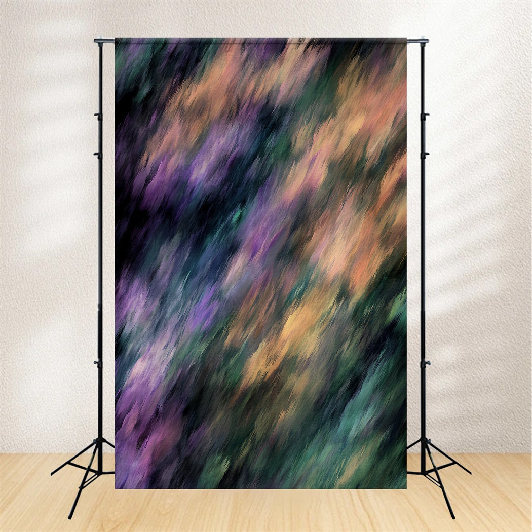 Dark Backdrop Vivid Brush Streak Motion Abstract Textured Backdrop CSH58-156