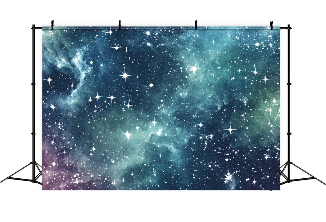 Space Backdrop Galaxy Sparkle Star Field Abstract Photo Backdrop CSH58-157