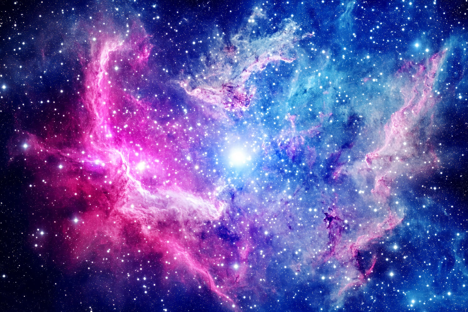 Space Backdrop Cosmic Pink Blue Nebula Abstract Photo Backdrop CSH58-159