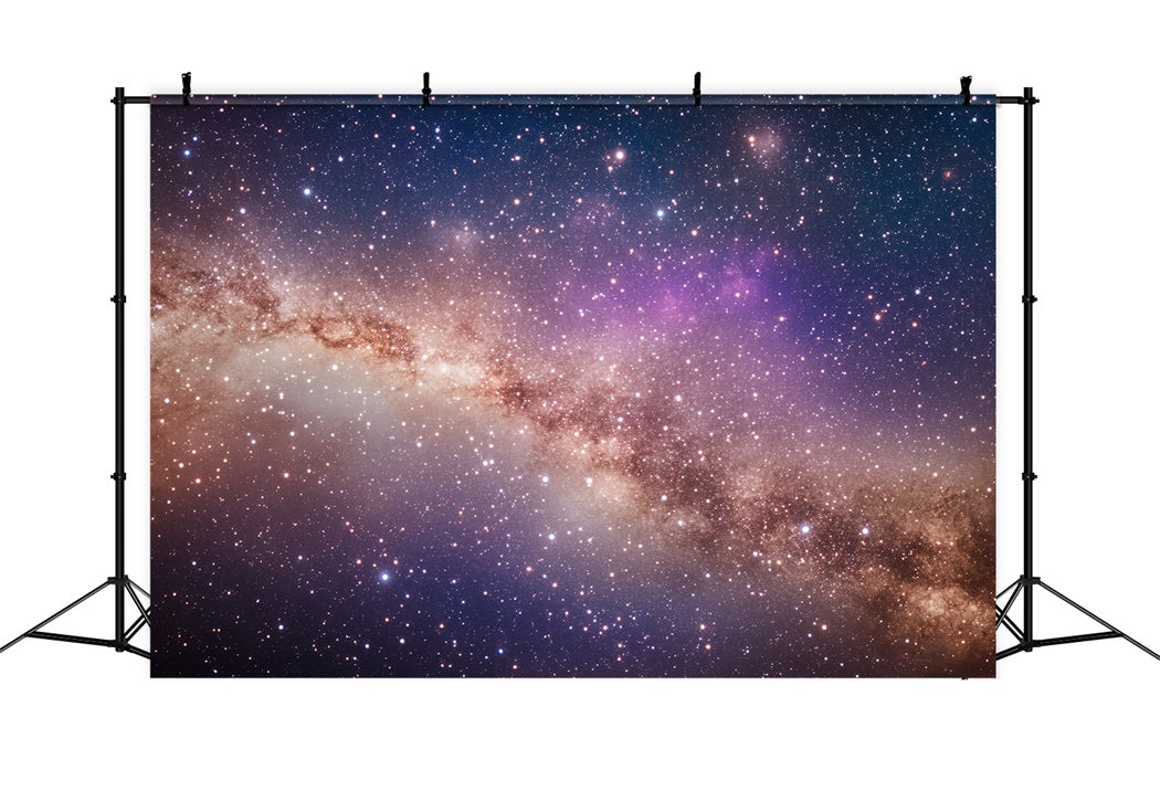 Space Backdrop Galaxy Star River Glow Abstract Backdrops CSH58-161