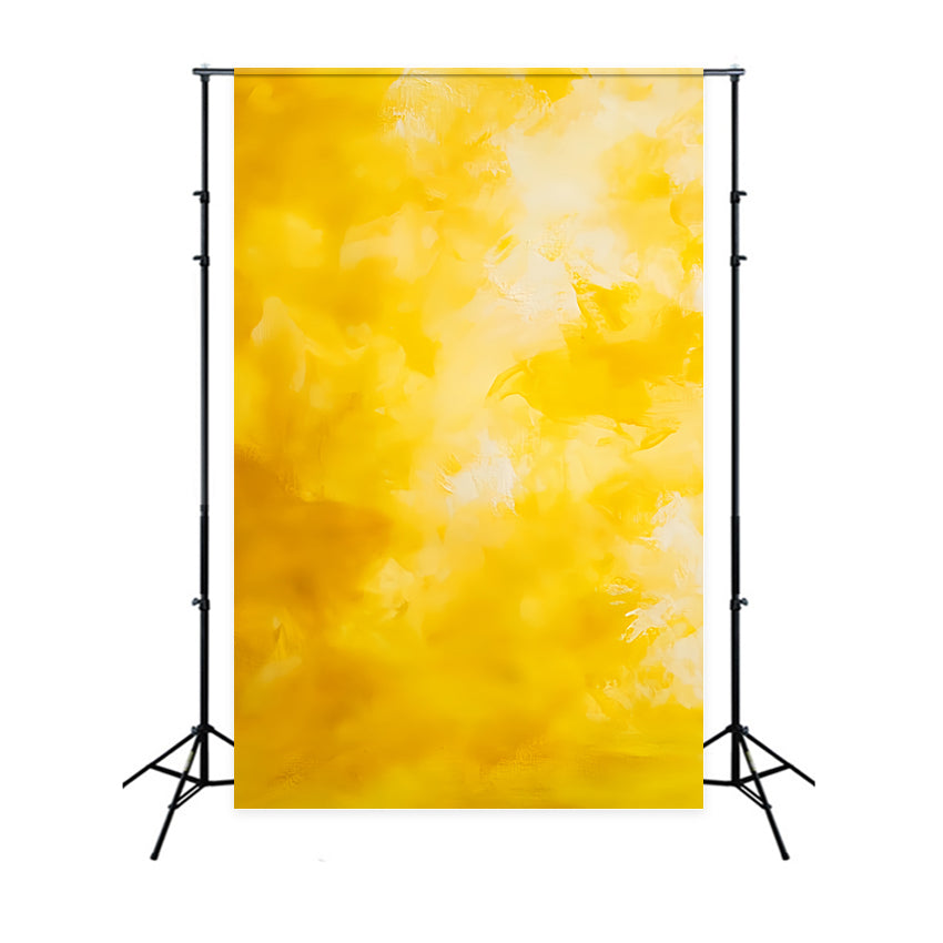 Yellow Backdrop Bright Golden Cloud Texture Abstract Backdrop for Photography CSH58-166