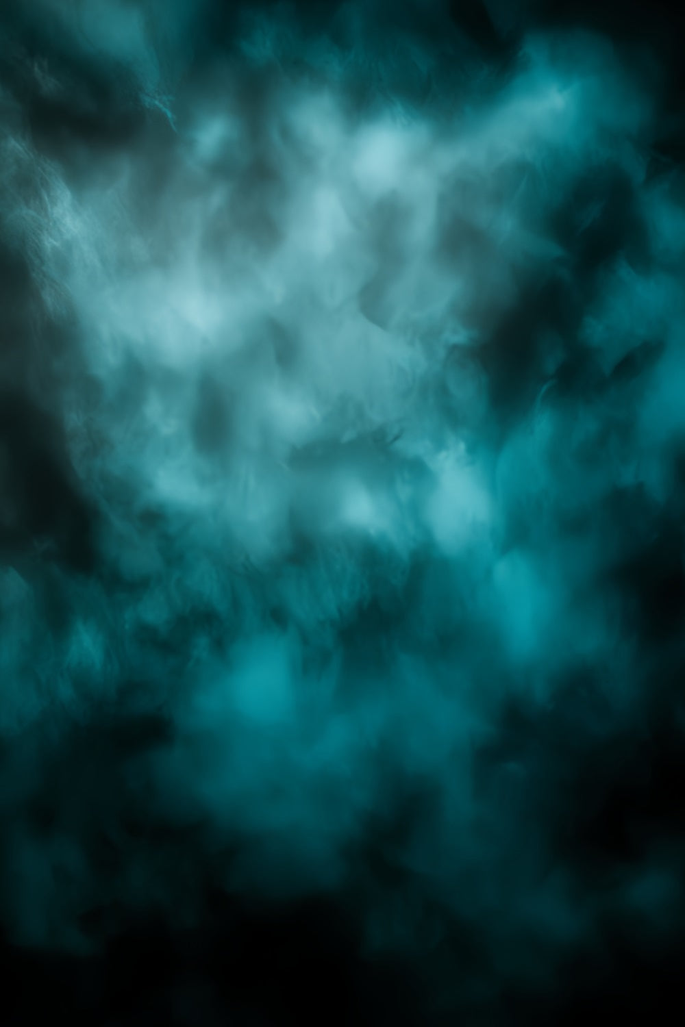 Teal Backdrop Moody Aqua Smoke Texture Abstract Backdrop for Photography CSH58-173