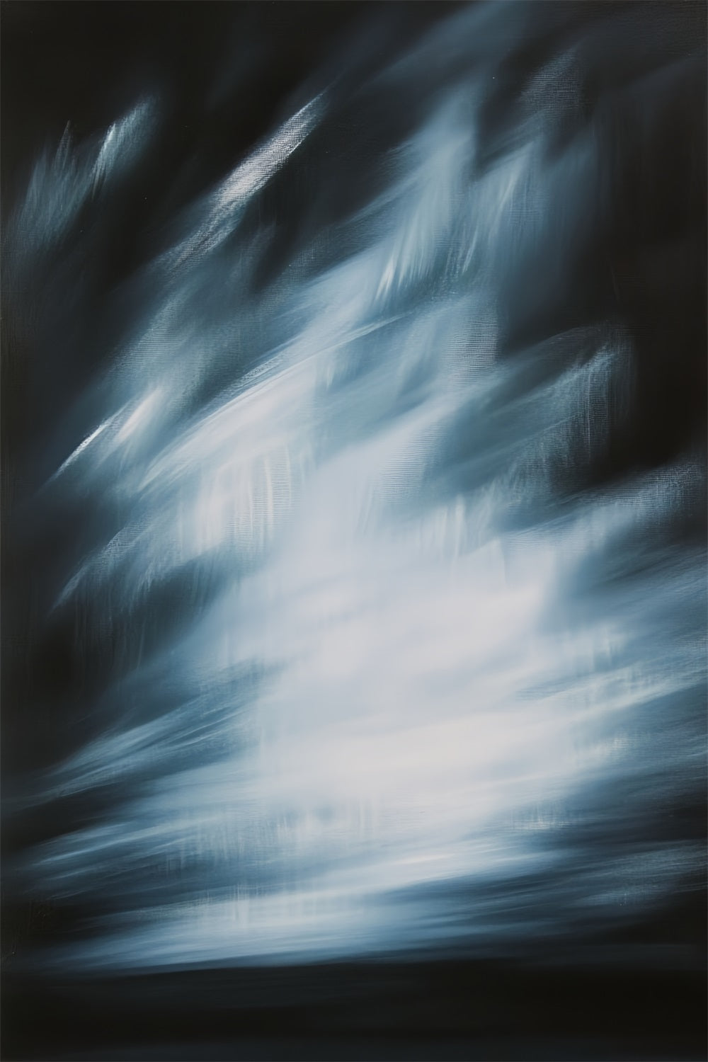 Teal Backdrop Blue Streak Light Motion Abstract Photography Backdrop CSH58-174
