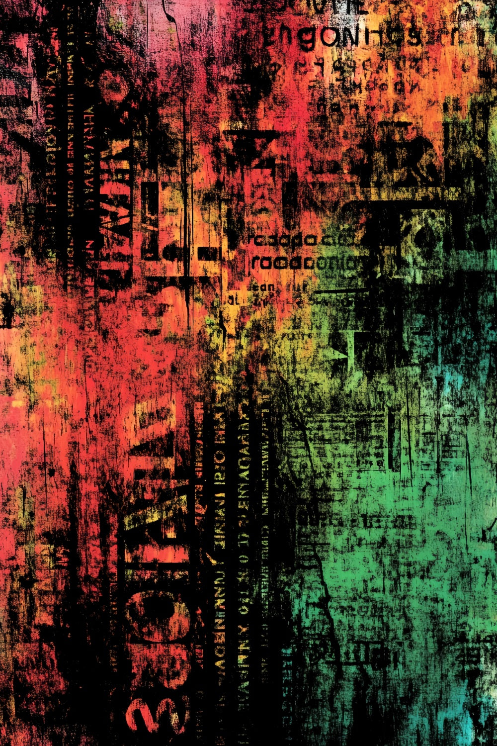 Grunge Backdrop Grunge Neon Typography Layers Abstract Backdrops Photography CSH58-177