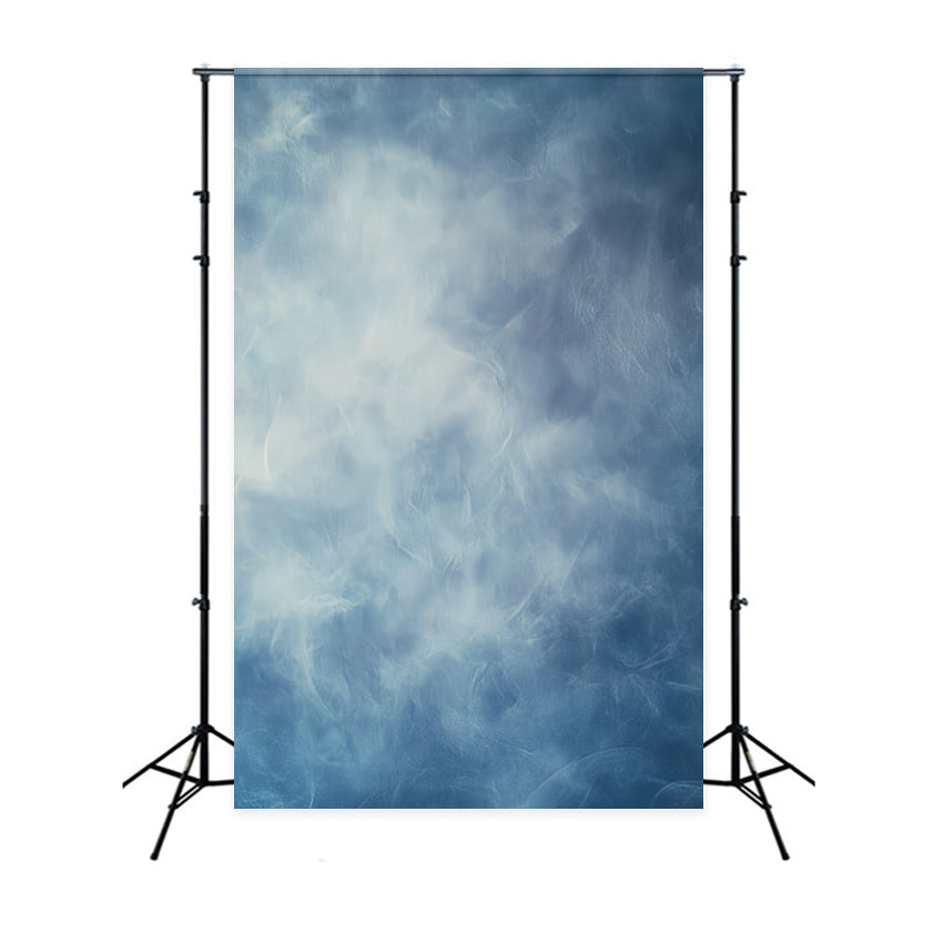 Yearbook Backdrop Soft Cloudy Blue Layers Abstract Backdrops CSH58-183