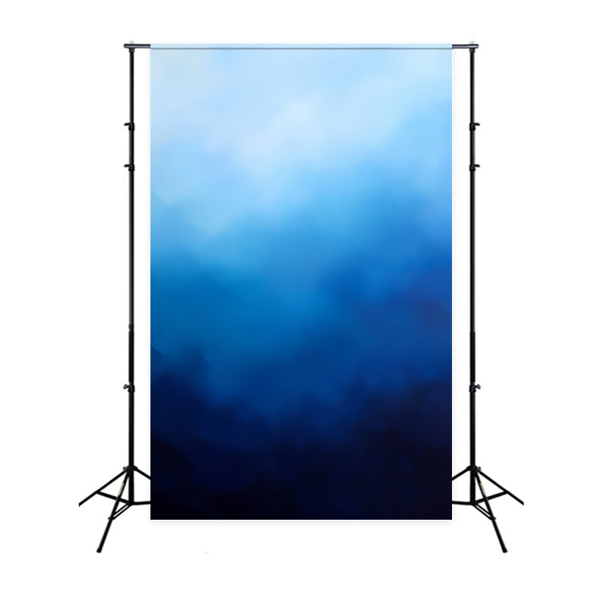Yearbook Backdrop Gradient Sky Blue Flow Abstract Backdrops CSH58-185