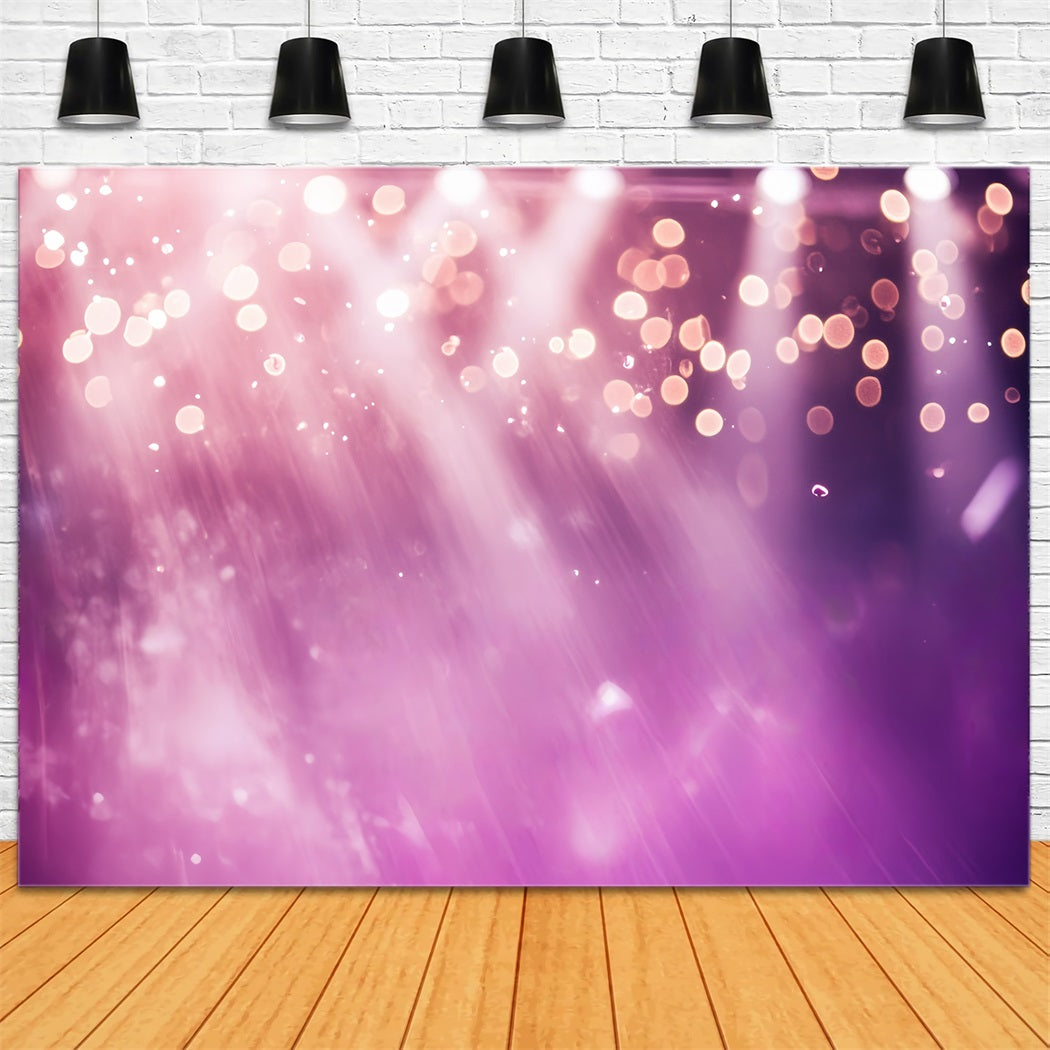 Spotlight Backdrop Purple Sparkling Light Rays Stage Backdrops CSH58-246