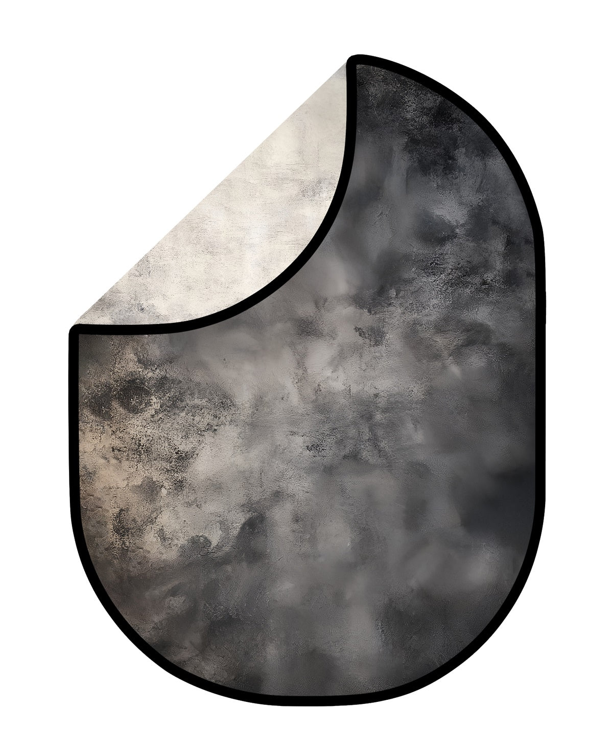 Self Tape Backdrop Ash Mist Charcoal Swirl Backdrop CSH58-5