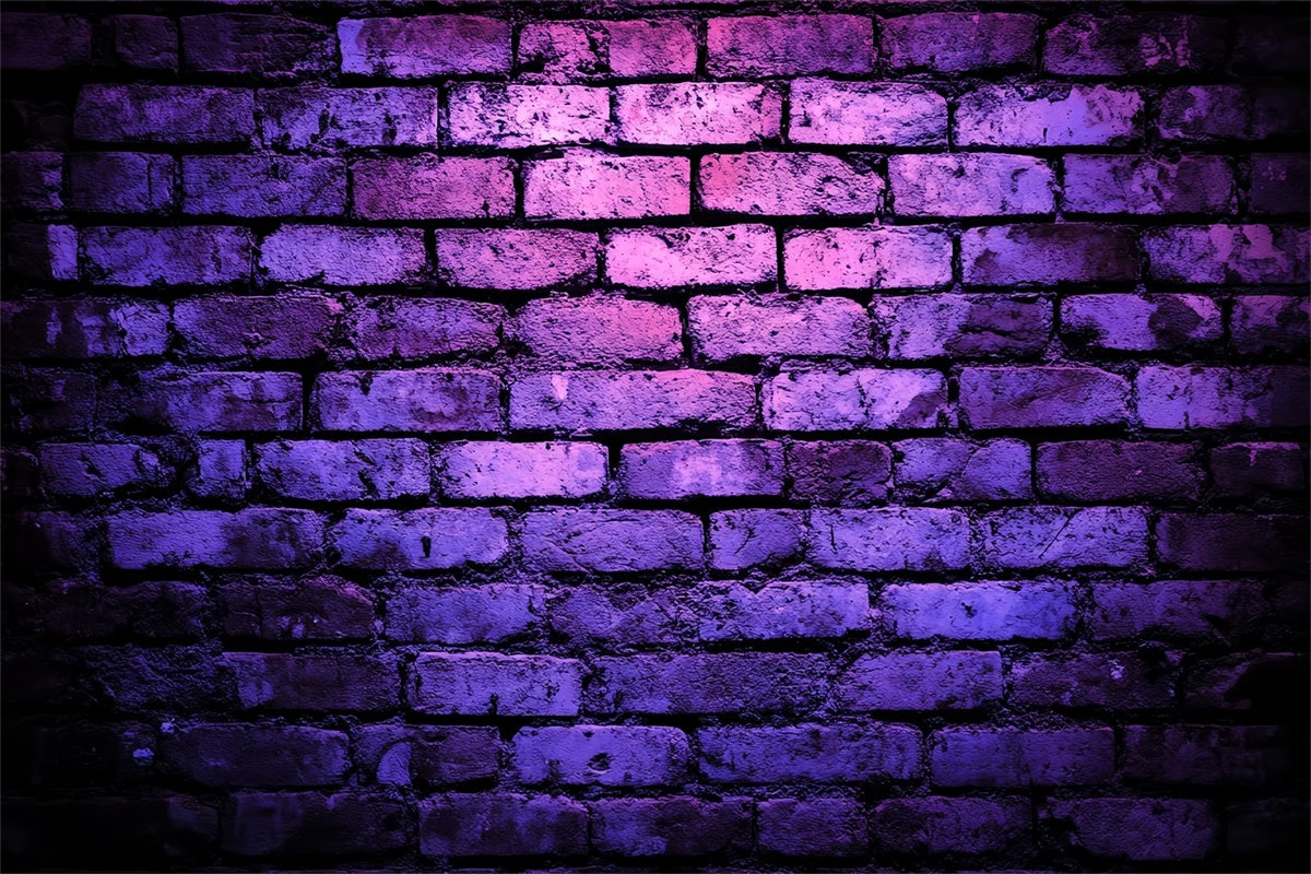 Brick Backdrop Retro Violet Brick Texture Backdrop CSH6-142