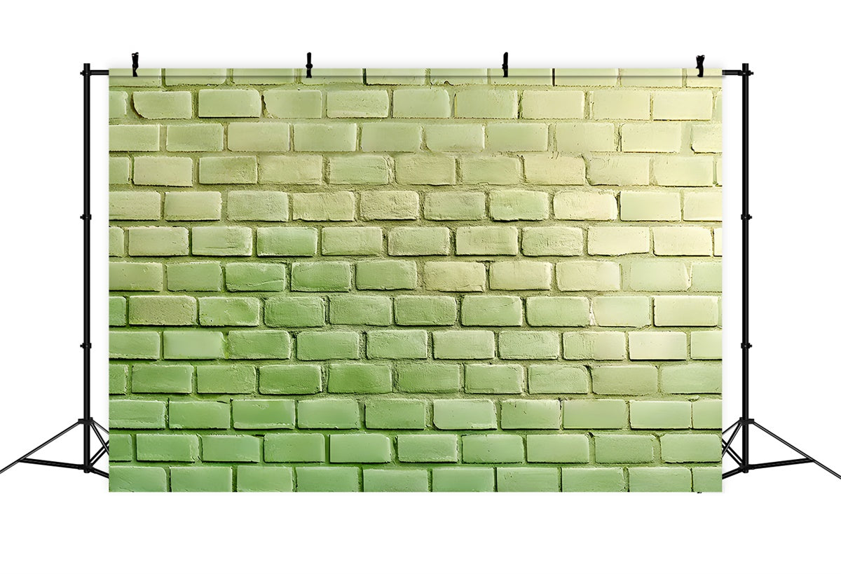 Brick Backdrop Photography Soft Sage Brick Texture Backdrop CSH6-152