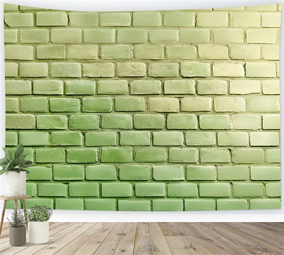 Brick Backdrop Photography Soft Sage Brick Texture Backdrop CSH6-152