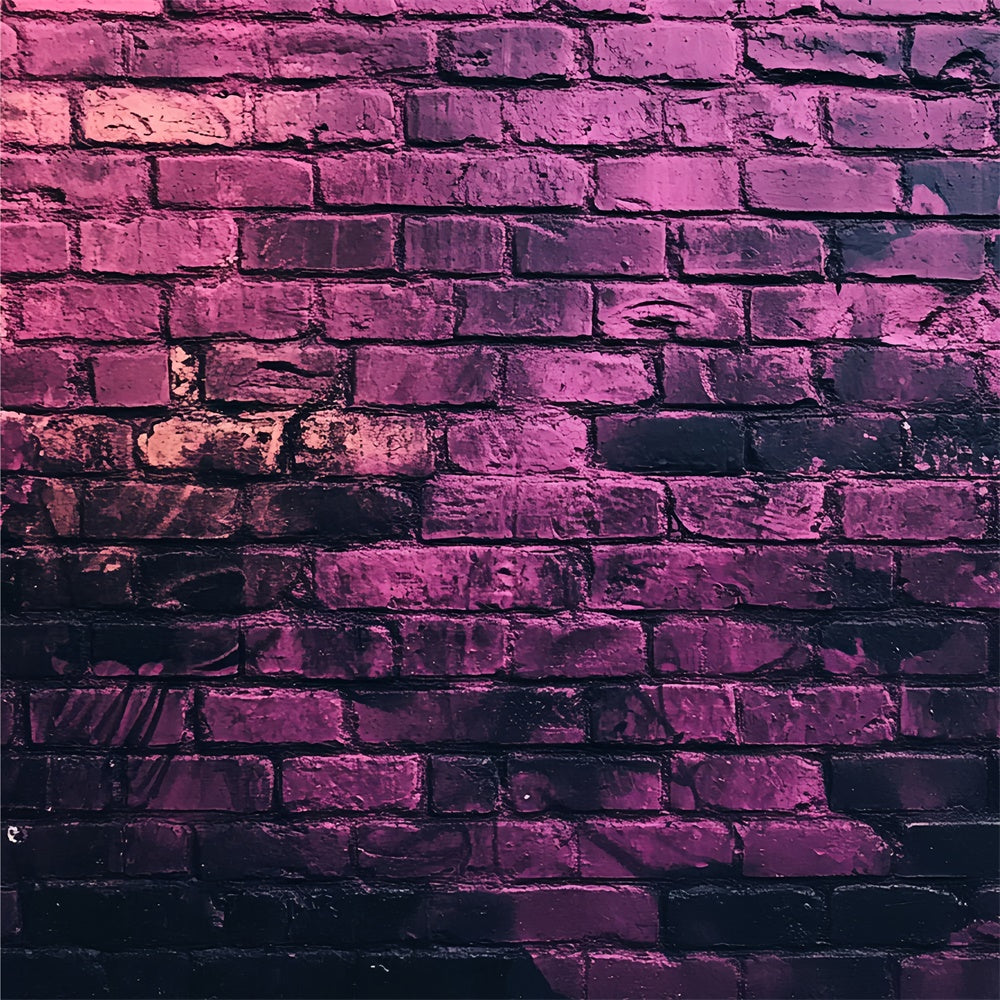 Brick Backdrops Midnight Violet Graffiti Wall Backdrop CSH6-158