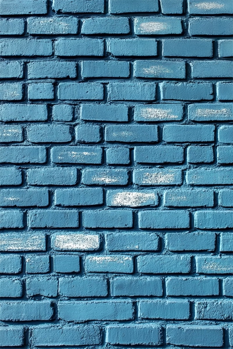 Brick Backdrop Photography Faded Indigo Street Wall Backdrop CSH6-160