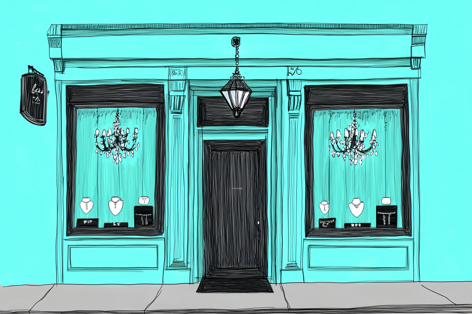 Cake Smash Backdrops Sketch Style Boutique Backdrop CSH6-294