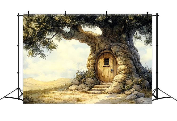 Cake Smash Backdrop Enchanted Treehouse Door Backdrop CSH6-296