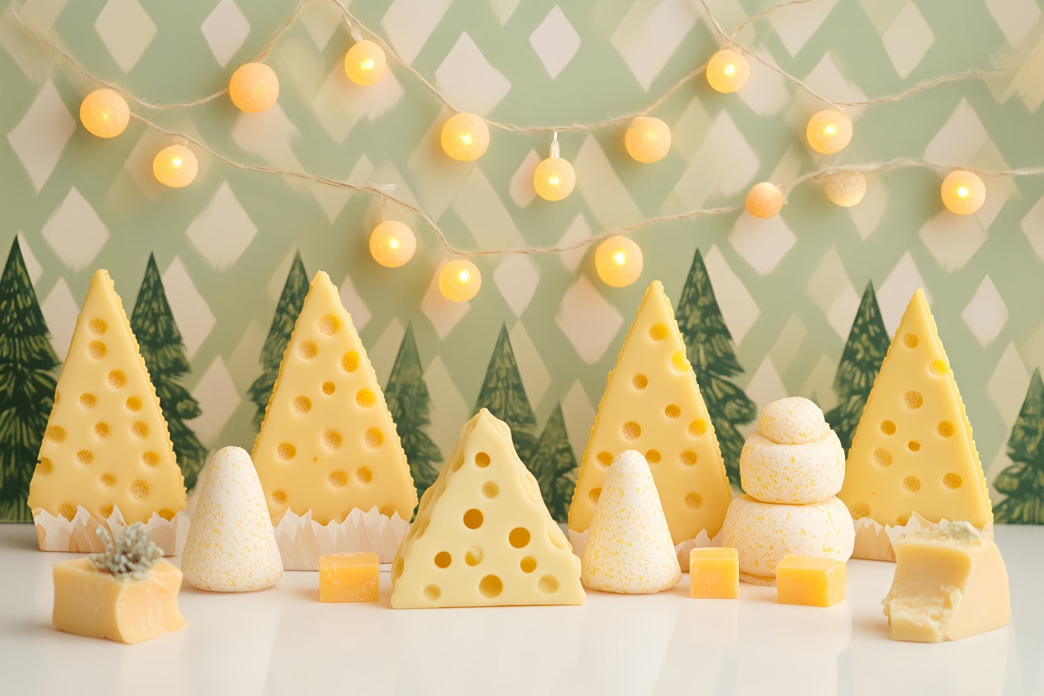 Cake Photography Backdrops Cute Cheese Grove Backdrop CSH6-313