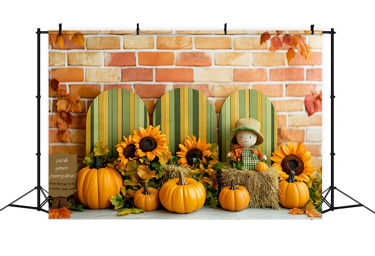Cake Smash Backdrop Rustic Autumn Bloom Backdrop CSH6-316