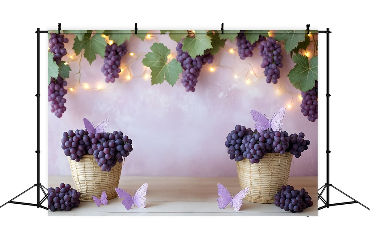 Cake Photography Backdrops Grape Vine Bliss Backdrop CSH6-317