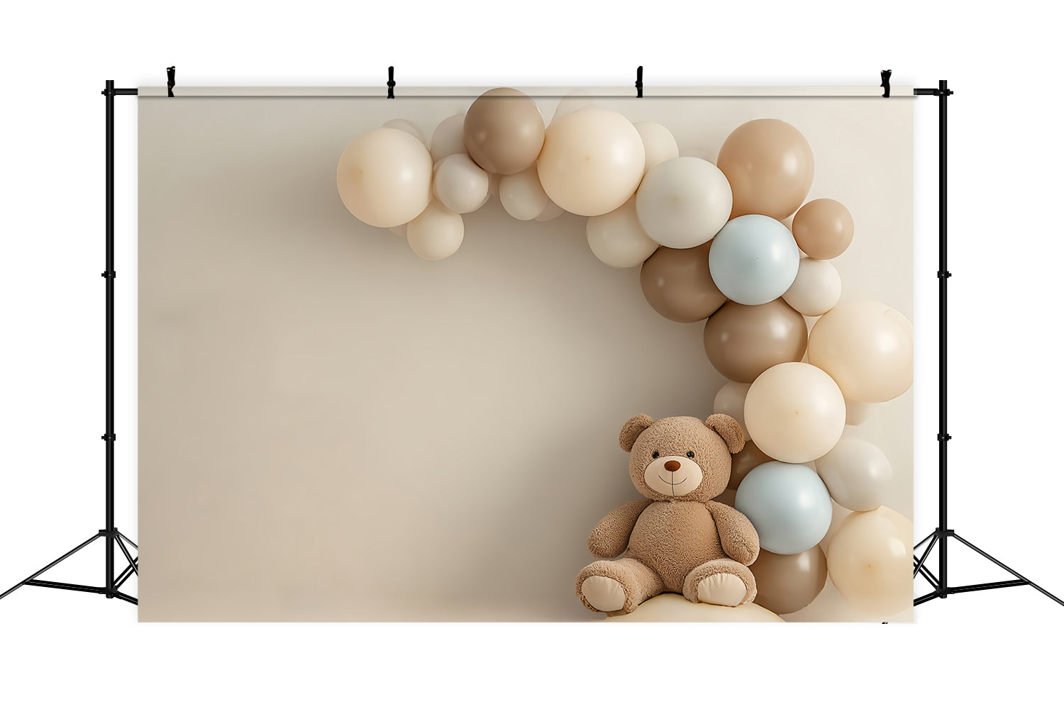 Cake Smash Backdrops Classic Teddy Balloon Backdrop CSH6-327