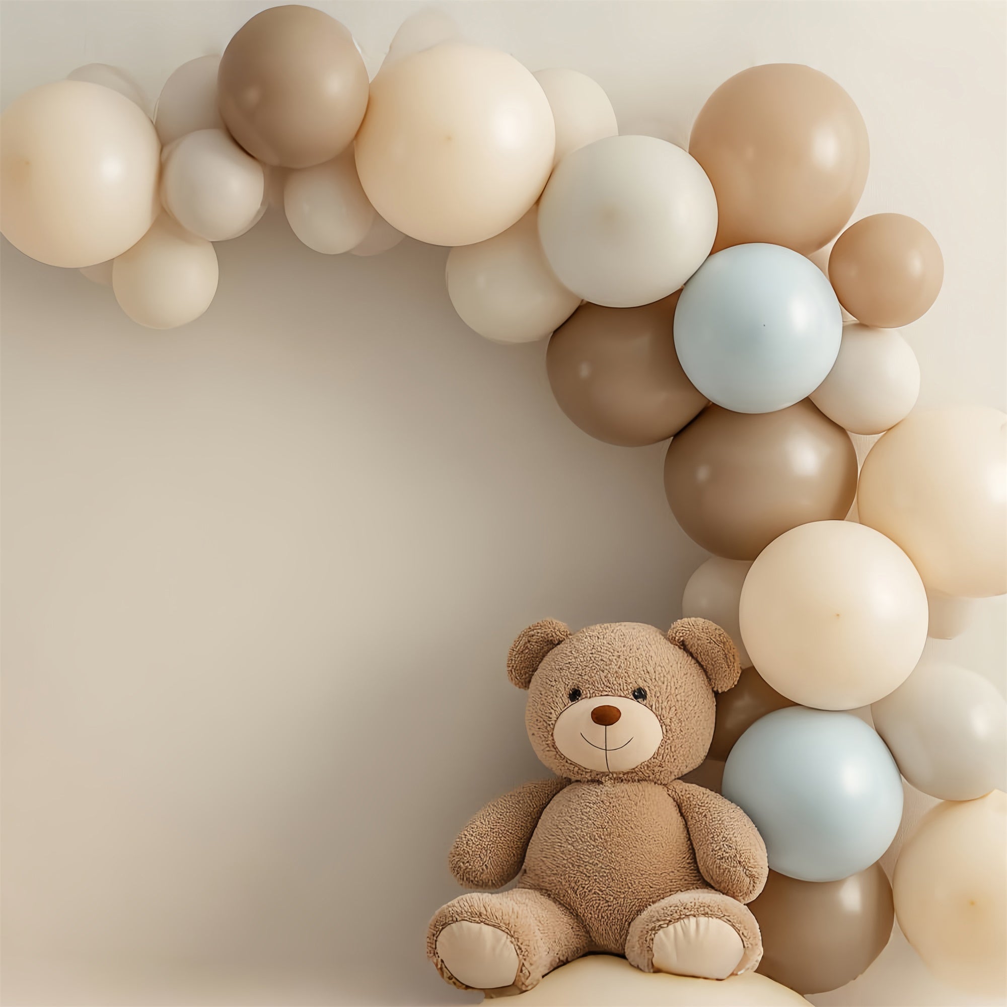 Cake Smash Backdrops Classic Teddy Balloon Backdrop CSH6-327