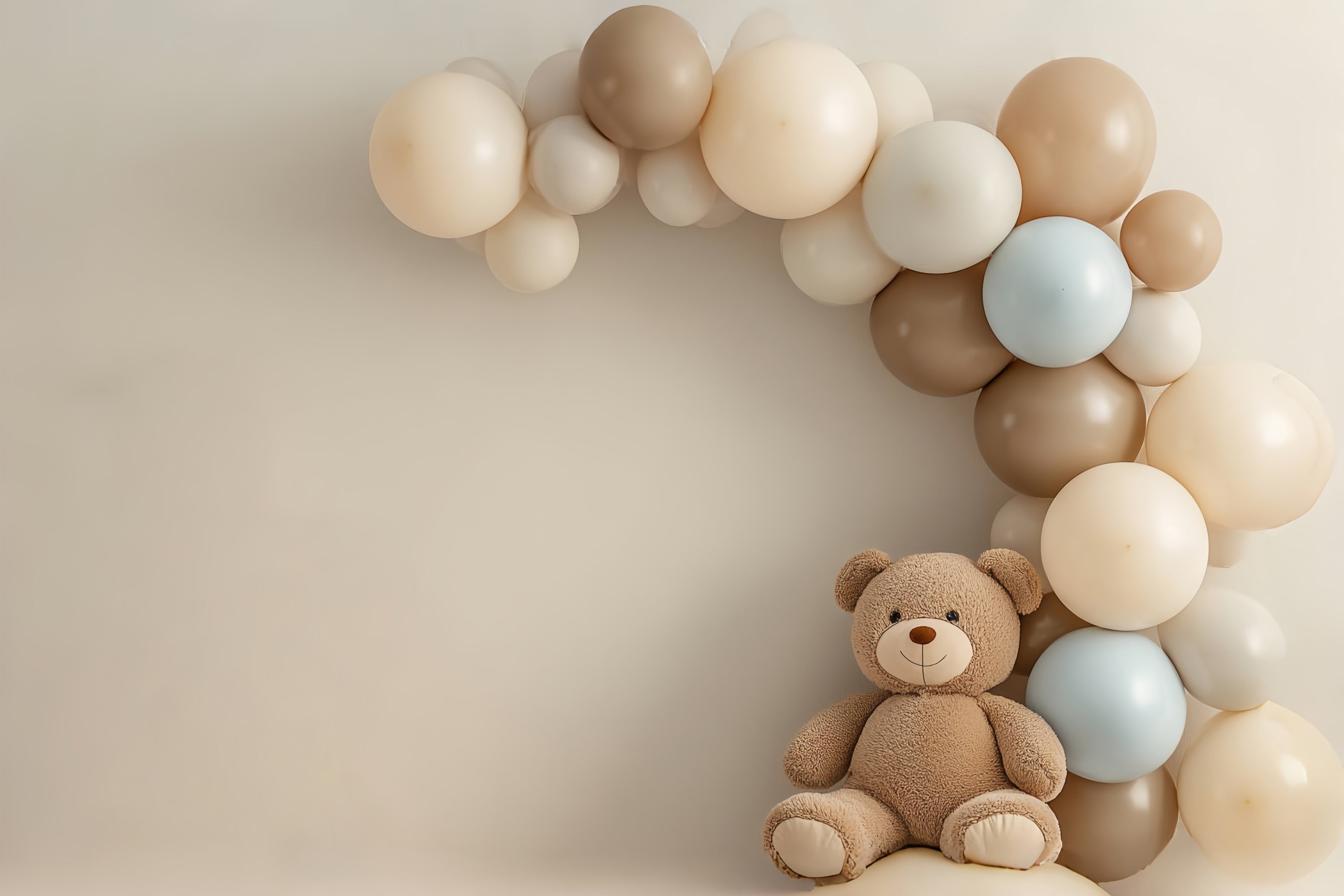 Cake Smash Backdrops Classic Teddy Balloon Backdrop CSH6-327