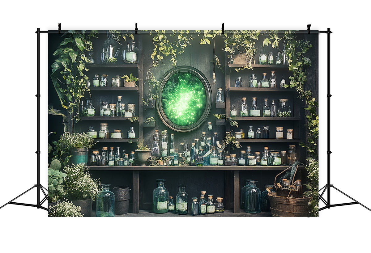 Halloween Backdrops Enchanted Potion Workshop Backdrop CSH6-91