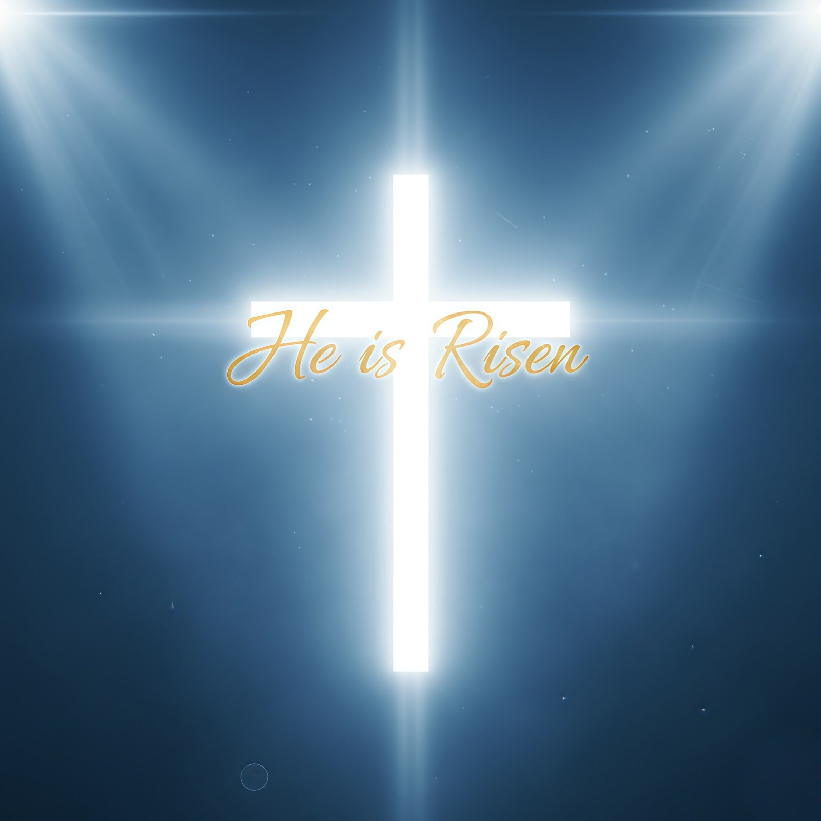 Easter Church Backdrop Radiant Cross Heavenly Light Easter Backdrops CSH61-12