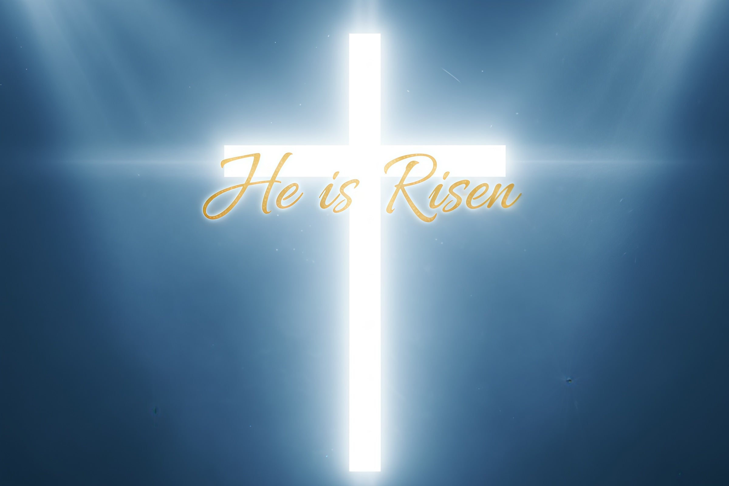 Easter Church Backdrop Radiant Cross Heavenly Light Easter Backdrops CSH61-12