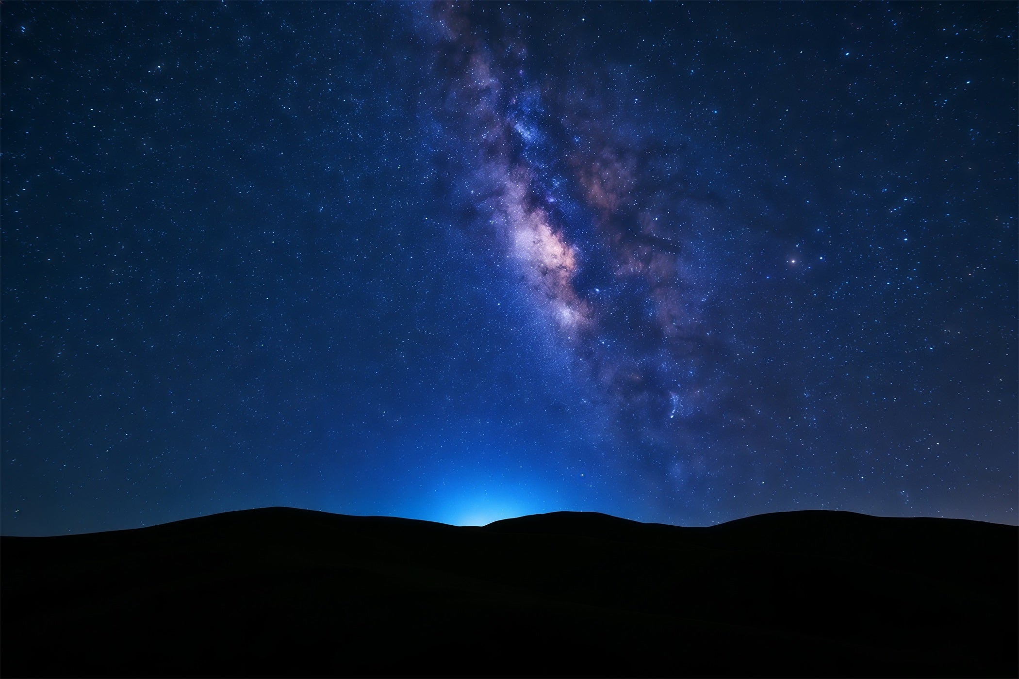 Sky With Clouds Backdrop Milky Way Dark Horizon Starry Sky Backdrop CSH62-137