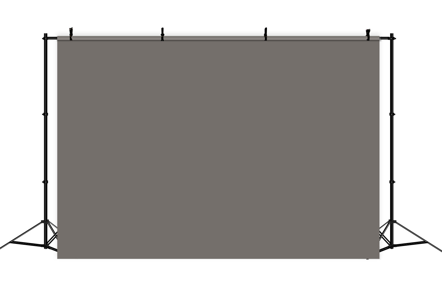 Gray Backdrop Deep Charcoal Grey Smooth Finish Solid Fabric Backdrop CSH62-14