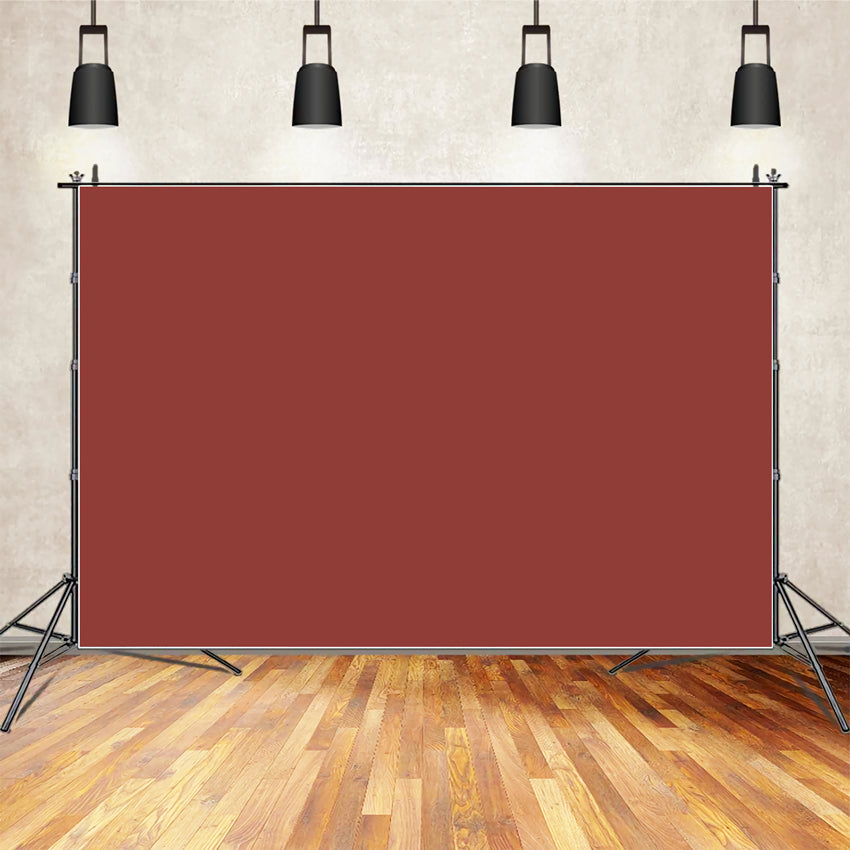 Red Photo Backdrop Deep Brick Red Classic Depth Solid Color Backdrop CSH62-24
