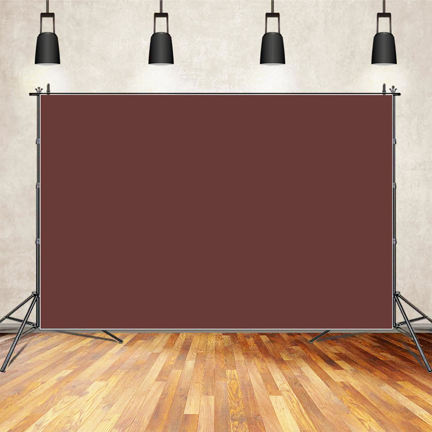Brown Backdrop Rich Chestnut Brown Matte Tone Solid Backdrop For Photography CSH62-25