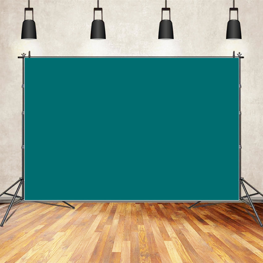 Dark Green Photo Backdrop Dark Teal Blue Solid Color Photography Backdrops CSH62-29
