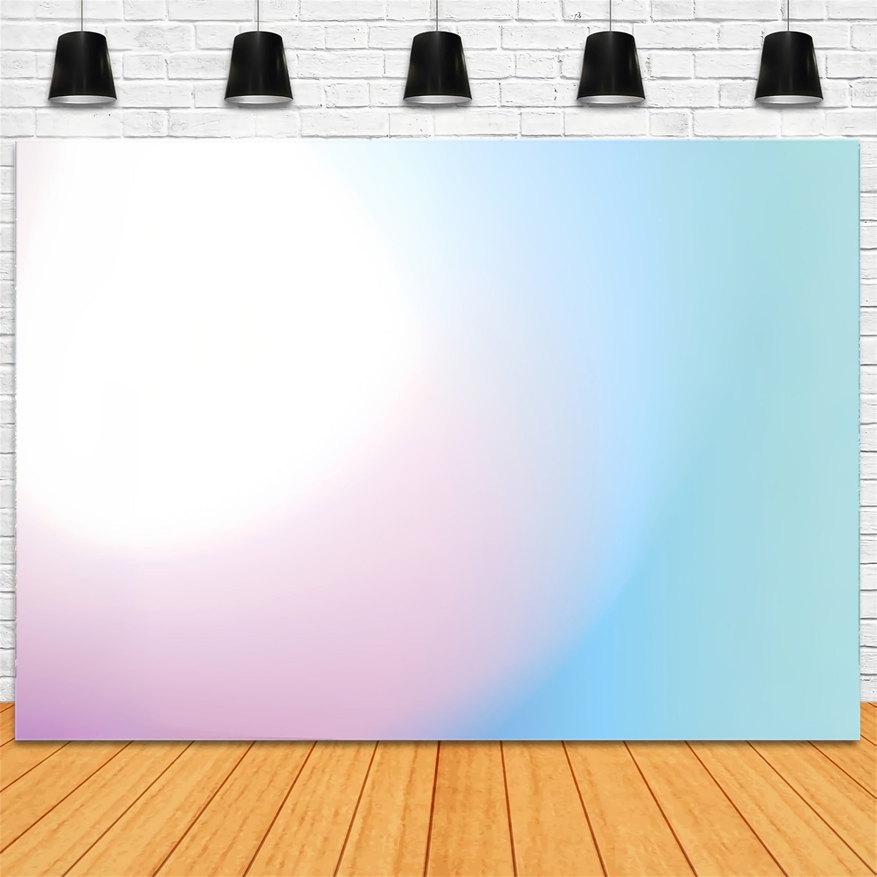 Gradient Backdrops Bright Aura Light Blue Purple Backdrop For Headshots CSH62-34
