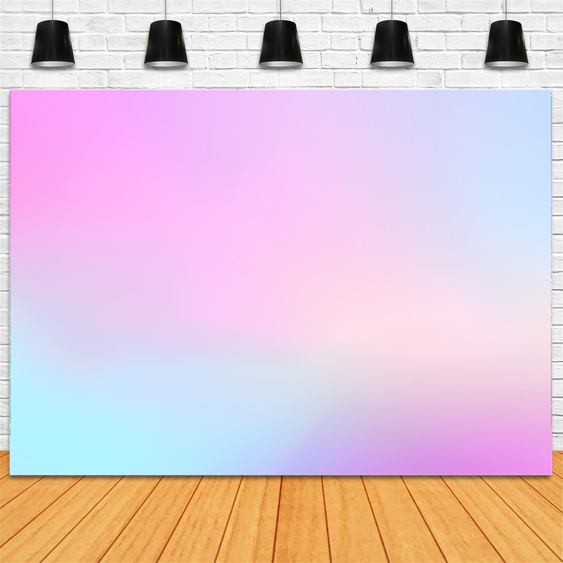Portrait Gradient Backdrop Blush Pink Blue Fade Backdrops For Professional Headshots CSH62-39